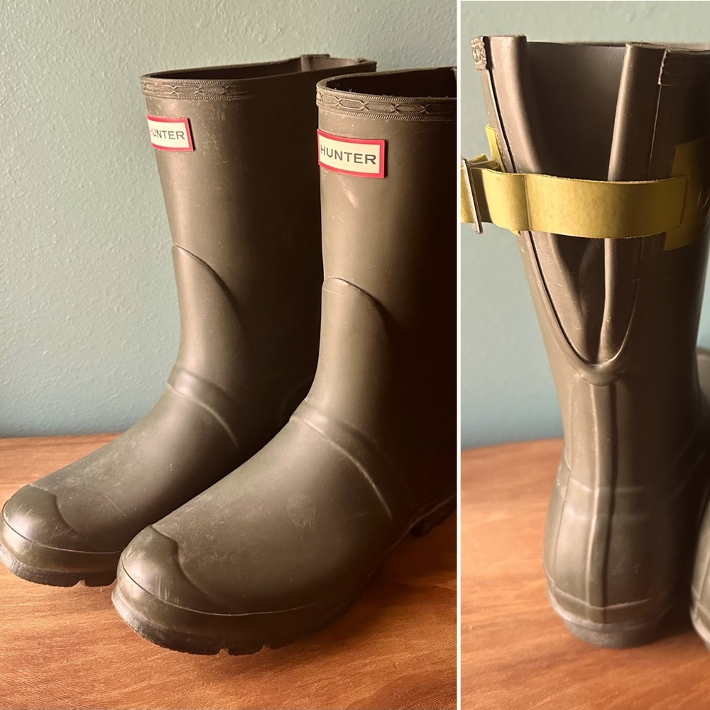 Hunter Mid Calf Boots - Women’s 9 US